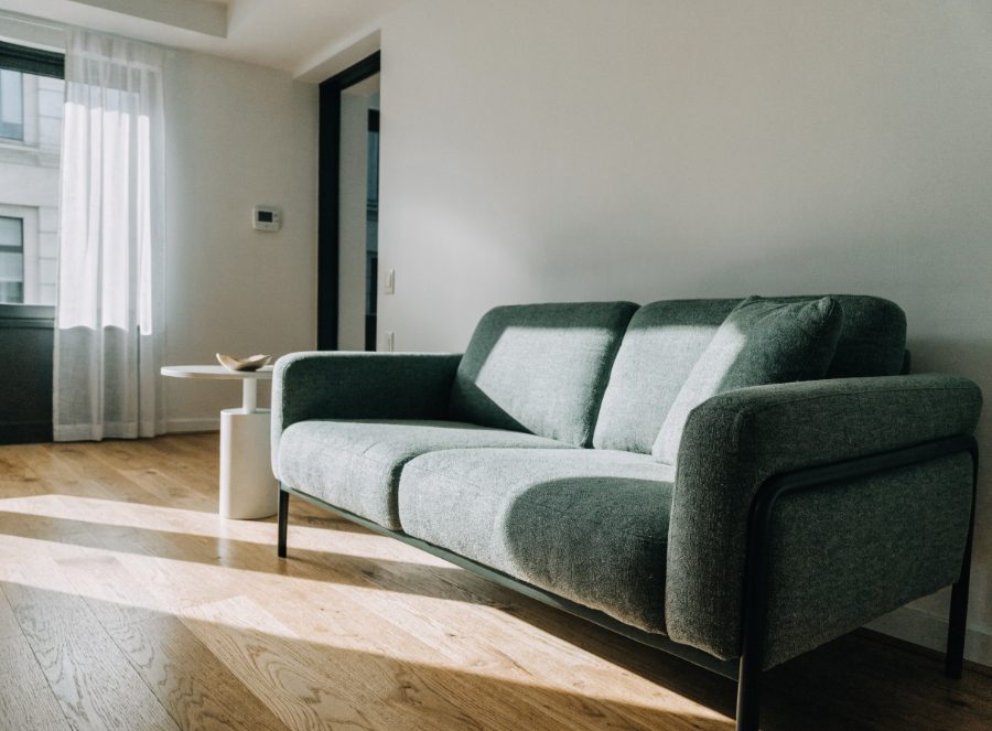 Sofa being listed
